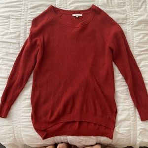 Madewell burgundy sweater